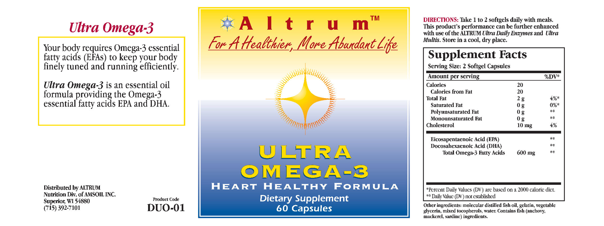 Altrum DUO Label